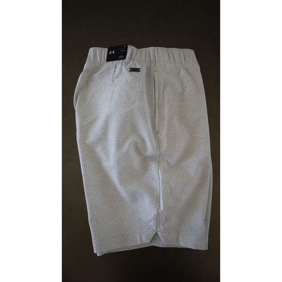 Under Armour 1370126 100 Women's Sz 12 White UA Links Printed Golf Short $80 - Picture 7 of 7